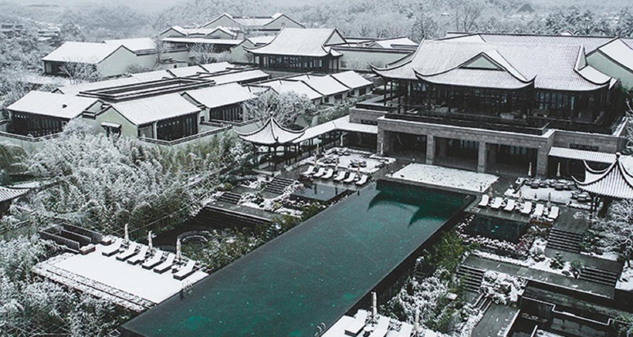 Hotel Banyan Tree Anji Huzhou Exterior foto