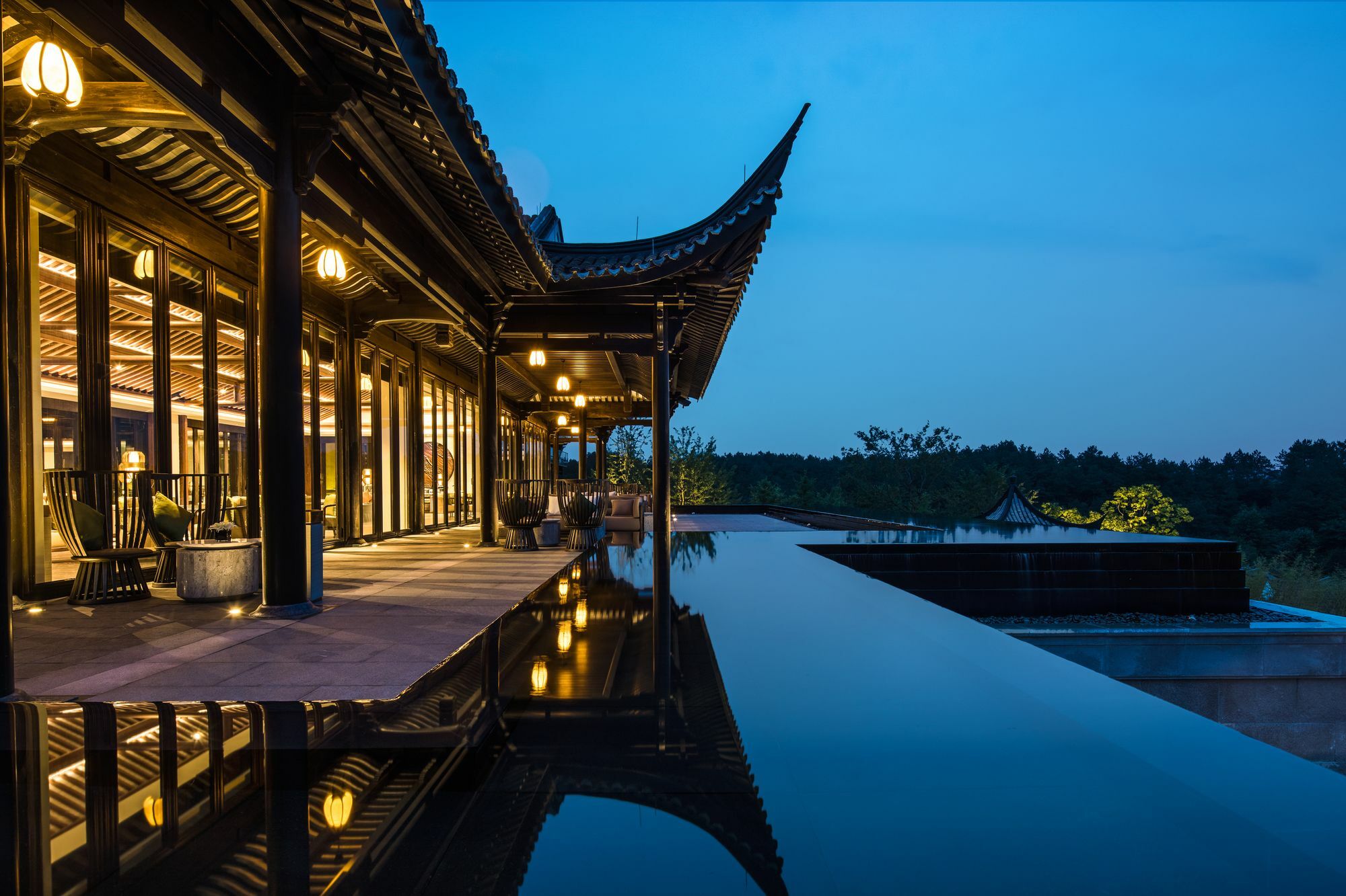 Hotel Banyan Tree Anji Huzhou Exterior foto